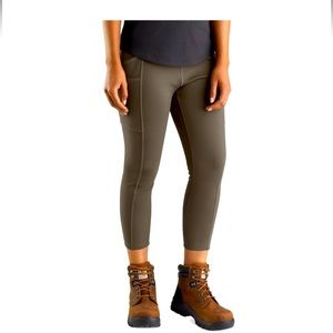 Size Large Carhartt Force Fitted Lightweight Ankle-Length Pocket Leggings